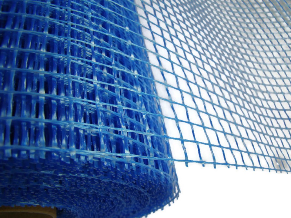 Siatka tynkarska niebieska 10mm x 10mm, 50m2/rolka